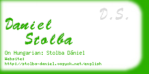 daniel stolba business card